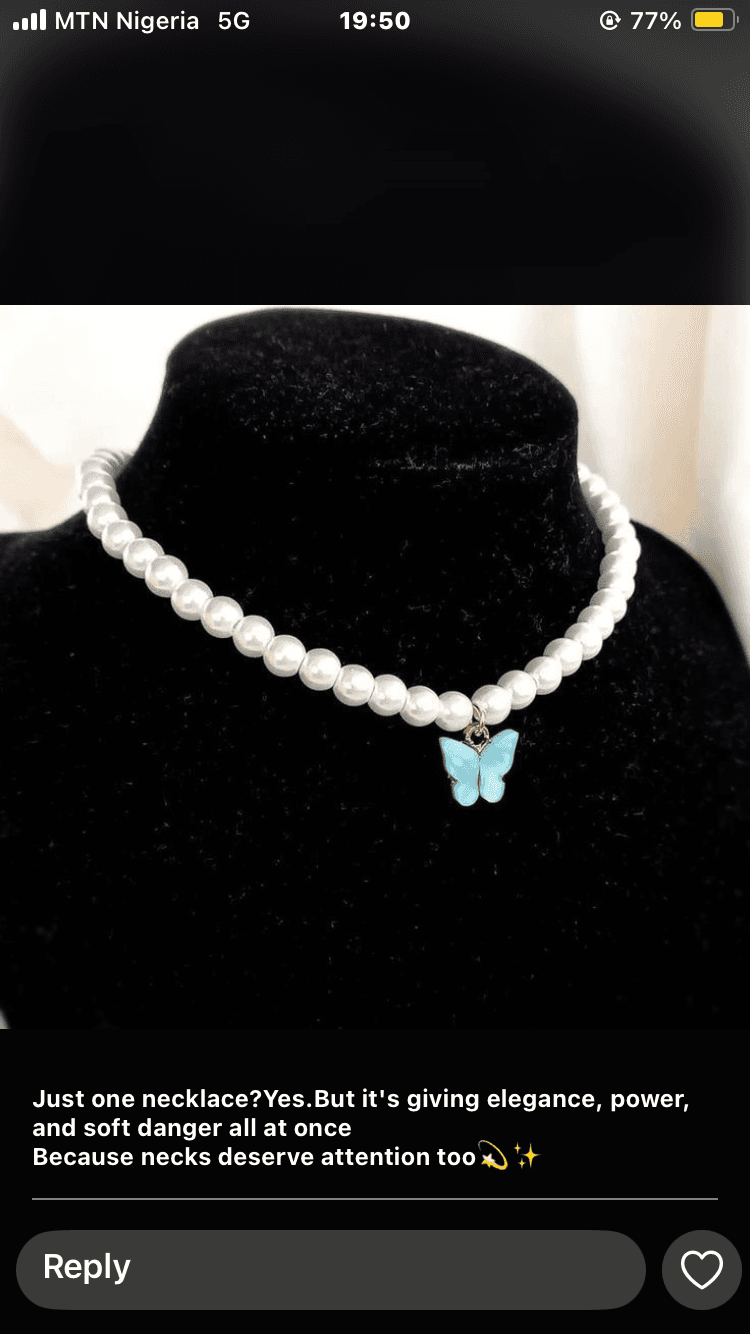 Beaded necklace