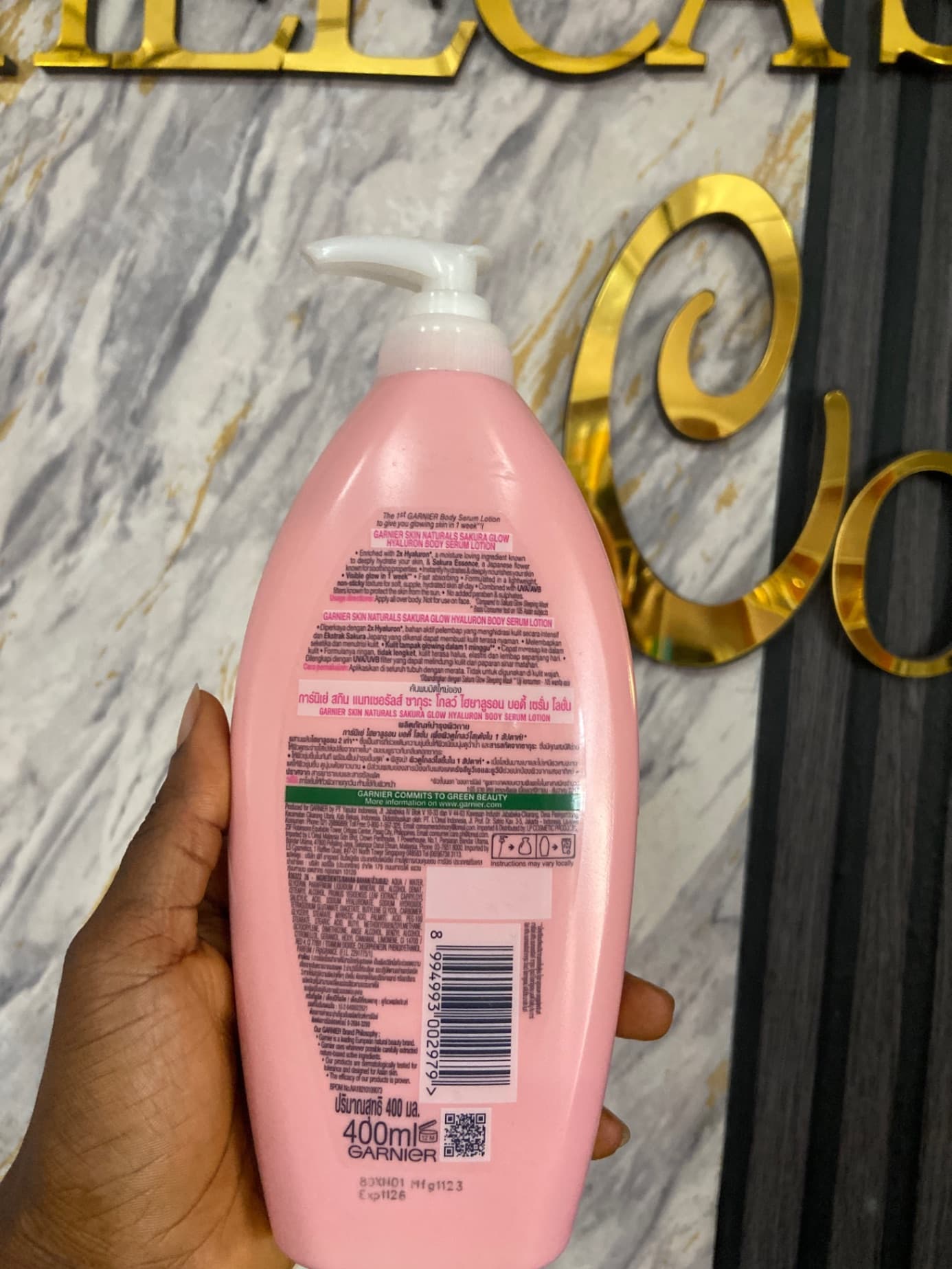 GARNIER BODY SERUM LOTION