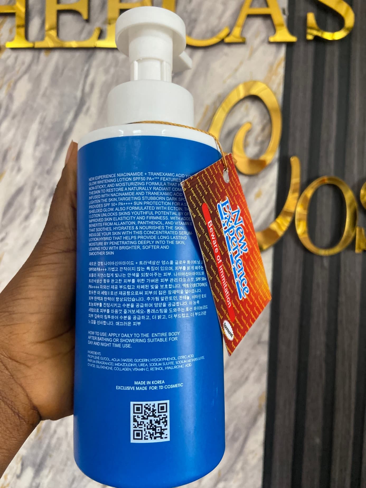 NEW EXPERIENCE BODY LOTION